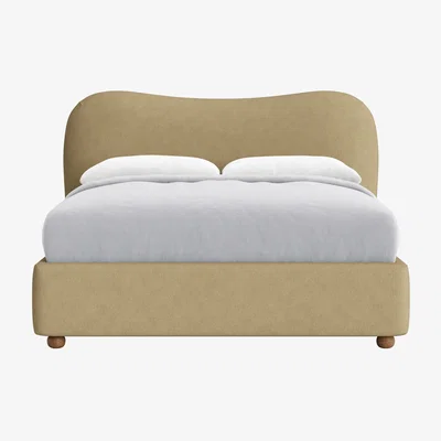 Loaf Monroe Bed, King (Sandcastle Clever Boucle)