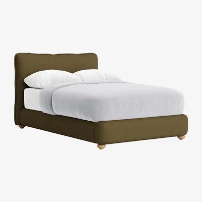 Loaf Pillow Talker Bed, Double (Waxed Jacket Clever Linen)