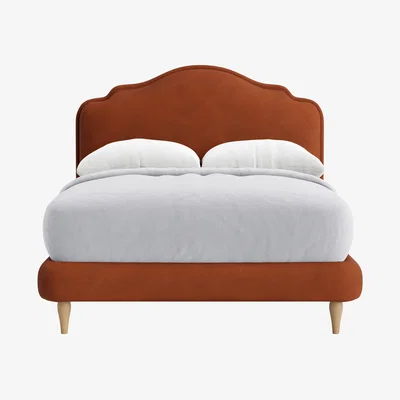Loaf Sugar Puff Bed, Double (School Satchel Clever Cotton)