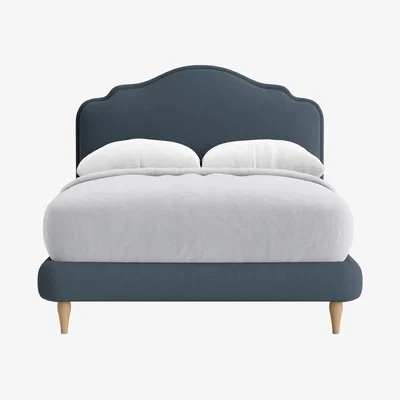 Loaf Sugar Puff Bed, Double (Leaky Pen Clever Slubby Cotton)