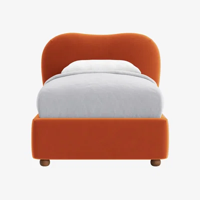 Loaf Single Monroe Bed in Bobbing Buoy Clever Velvet