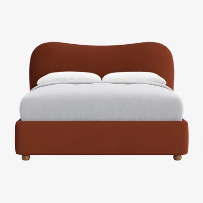 Loaf Monroe Bed, King (Quince Jam Clever Linen)