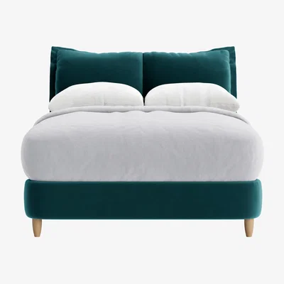 Loaf Beddy-Byes Bed, Double (Rockpool Clever Velvet)