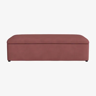 Loaf Bed in a Bun, Double (Berry Jelly Clever Cotton)