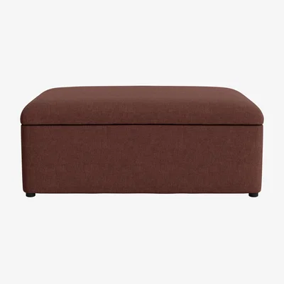 Loaf Bed in a Bun, Single (Mulberry Wine Clever Linen)
