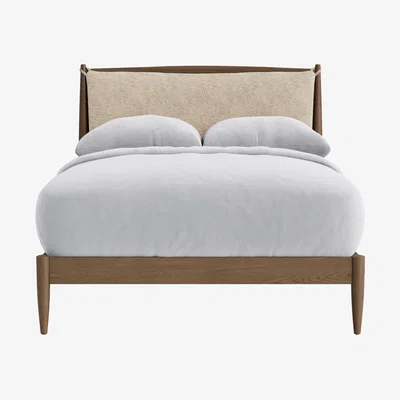 Loaf Shearer Bagel Bed, Double (Dark Oak)