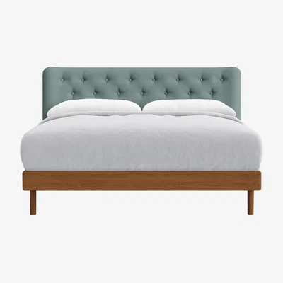 Loaf Dr Slow Bed, King (Smoothed Seaglass Clever Cotton)