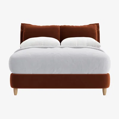Loaf Beddy-Byes Bed, King (Sticky Toffee Clever Velvet)