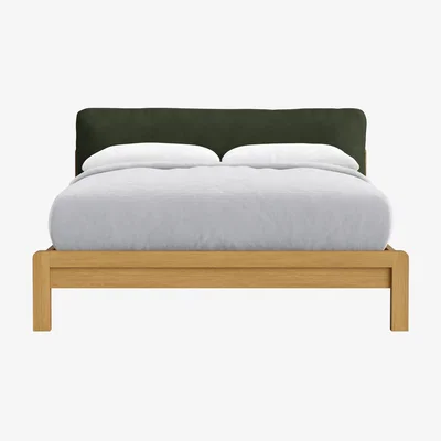 Loaf Slumberbatch Bed, King (Woody Walk Clever Cotton, Light Oak)
