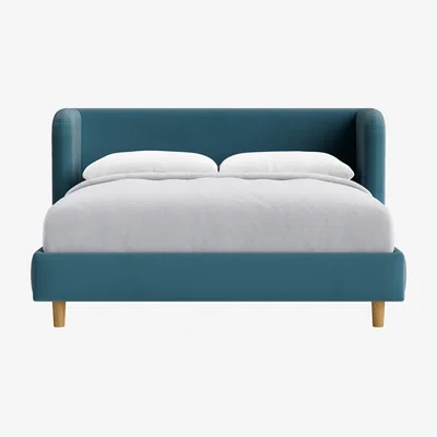 Loaf Snoozeliner Bed, King (Teacup Teal Clever Velvet)
