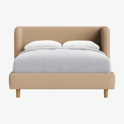 Loaf Snoozeliner Bed, Double (Dipped Biscuit Clever Slubby Linen)