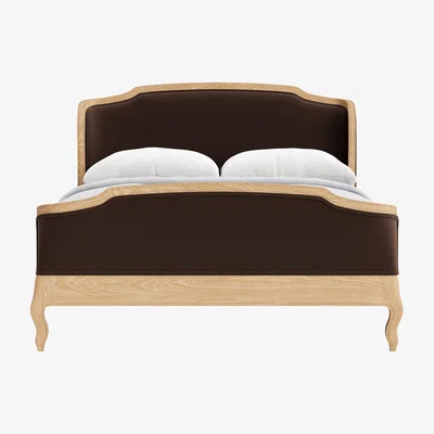 Loaf Joelle Bed, King (Coffee Drip Clever Velvet)