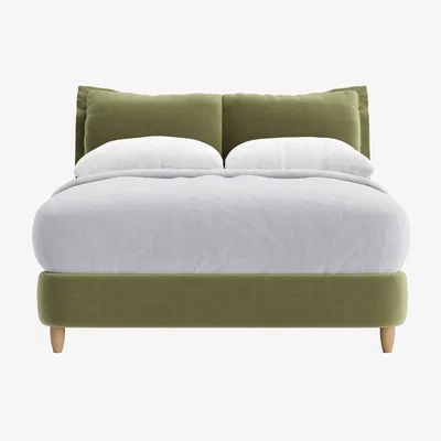 Loaf Beddy-Byes Bed, King (Gardening Glove Green Clever Velvet)