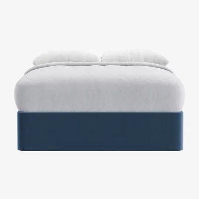 Loaf Side Stash 2 Drawer Bed, King (Shipping Forecast Clever Velvet)
