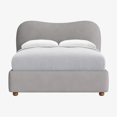 Loaf Double Monroe Bed in Homing Pigeon Clever Cotton
