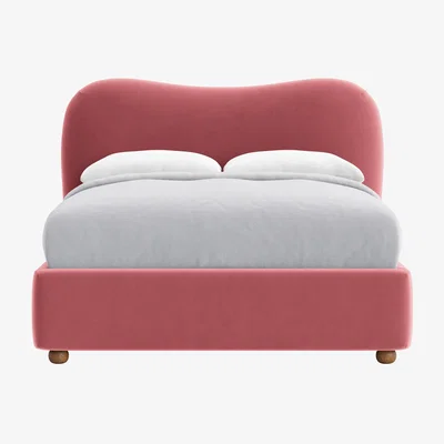 Loaf Monroe Bed, Double (Jam Sandwich Clever Velvet)