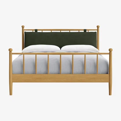 Loaf Poppins Bed, King (Woody Walk Clever Cotton, Light Oak)