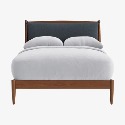 Loaf Bagel Bed, Double (Oven Glove Clever Linen, Warm Ash)