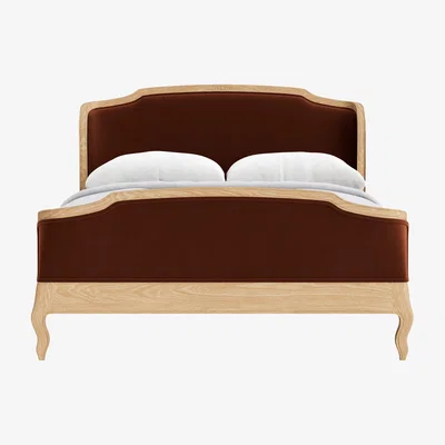Loaf Joelle Bed, King (Sticky Toffee Clever Velvet)