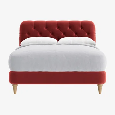 Loaf Bedlington Bed, Double (Rocking Horse Clever Velvet)
