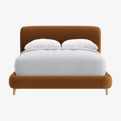 Loaf Cookie Bed, Double (Found Chestnut Clever Velvet)