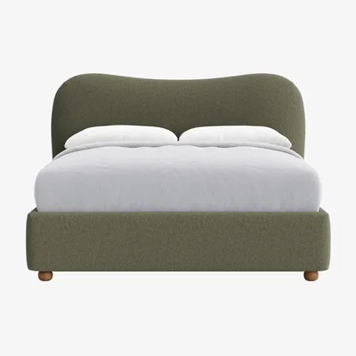 Loaf Monroe Bed, King (Baked Fig Clever Linen)