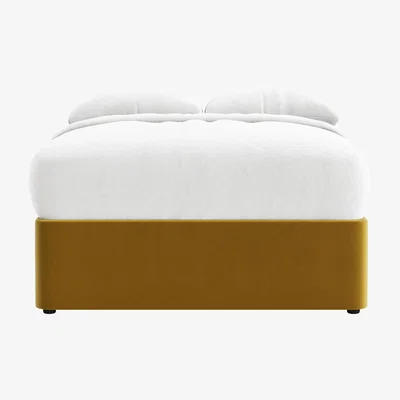Loaf Side Stash 1.5 Drawer Bed, Double (Honey Pot Clever Velvet)