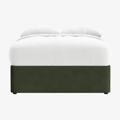 Loaf Side Stash 1.5 Drawer Bed, Double (Woody Walk Clever Cotton)