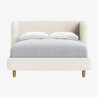 Loaf Snoozeliner Bed, Double (Frothy Milk Clever Slubby Cotton)