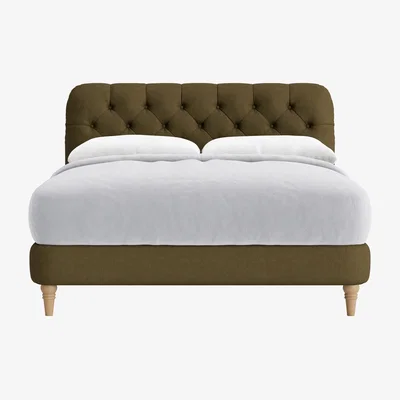 Loaf Bedlington Bed, King (Waxed Jacket Clever Linen)