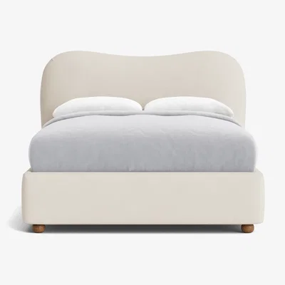 Loaf Monroe Bed, Double (Scattered Showers Clever Slubby Linen)
