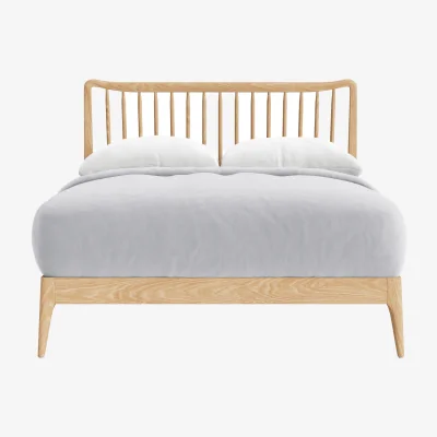 Loaf Coco Bed in Natural Linen, King