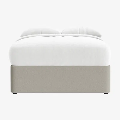 Loaf Side Stash 1.5 Drawer Bed, Double (Toast Rack Clever Boucle)