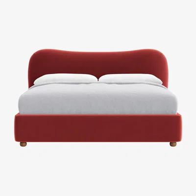 Loaf Superking Monroe Bed in Rocking Horse Clever Velvet