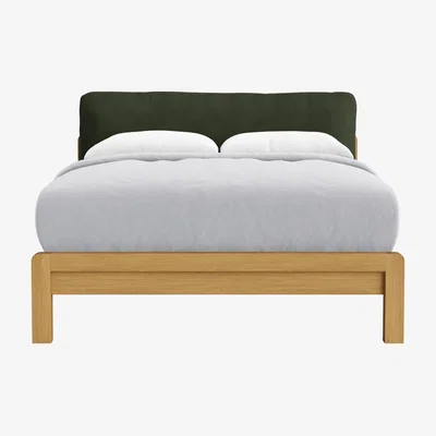 Loaf Slumberbatch Bed, Double (Woody Walk Clever Cotton, Light Oak)