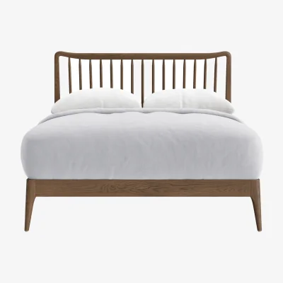 Loaf Dr Slow Bed in Natural Linen, King