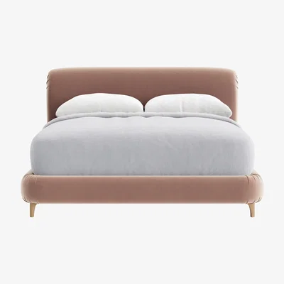 Loaf Cookie Bed, King (Milky Tea Clever Velvet)