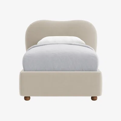 Loaf Single Monroe Bed in Blotting Paper Clever Velvet