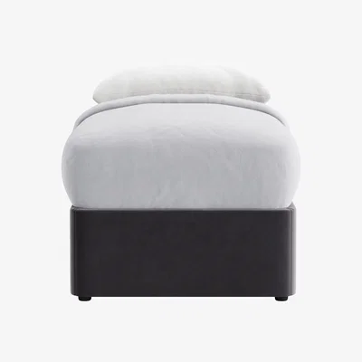 Loaf Side Stash 2 Drawer Bed, Single (Wire Wool Clever Velvet)