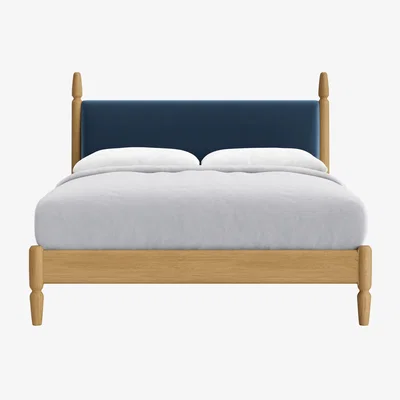Loaf Pippi Bed, King (Shipping Forecast Clever Velvet)