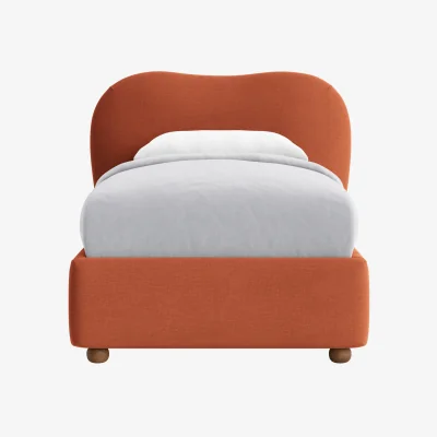 Loaf Monroe Bed, Single (Marmalade Clever Linen)
