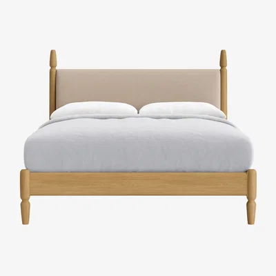Loaf Pippi Bed, King (Oatcake Clever Slubby Cotton)