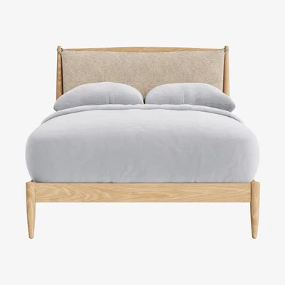 Loaf Shearer Bagel Bed, Double (White Oak)