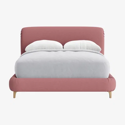 Loaf Cookie Bed, Double (Rosy Posy Clever Slubby Cotton)