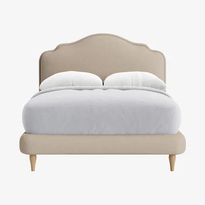 Loaf Sugar Puff Bed, Double (Mushroom Stalk Clever Linen)