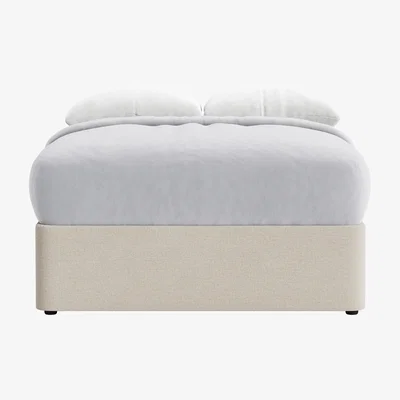 Loaf Side Stash 2 Drawer Bed, Double (Thatch House Fabric)