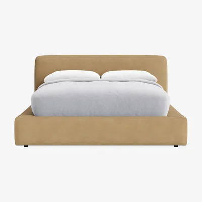 Loaf The Bedfather Bed, King (French Mustard Clever Cotton)