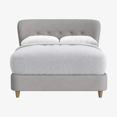 Loaf Double Smoke Bed in Homing Pigeon Clever Cotton