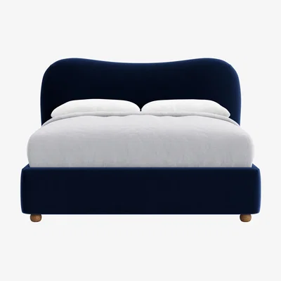 Loaf Monroe Bed, King (Brolly Clever Velvet)