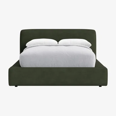 Loaf Double The Bedfather Bed in Woody Walk Clever Cotton